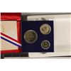 Image 2 : 1976 US BICENTENNIAL SILVER 3 COIN PROOF SET