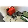 Image 2 : LOT OF GAS LINE ANTIFREEZE, JERRY CAN AND STAPLER