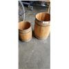 Image 1 : 2 WOODEN BARRELS