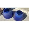 Image 2 : 2 HIGH BAY BLUE WAREHOUSE LIGHTSHADES