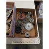 Image 2 : 2 BOXES OF REFLECTIVE STICKERS, PULLEYS, HARDWARE AND MORE