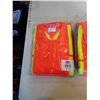 Image 2 : 2 NEW CONDOR HIGH VIS SIZE 50 COVERALLS