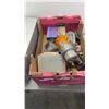 Image 2 : SANYO HEAVY DUTY PROJECTOR WITH LOT OF REEL TO REEL TAPES , NEW VHS BLANK TAPES AND UNTESTED DYSON C
