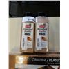 Image 3 : 3 NEW PACKS CEDAR GRILLING PLANKS AND 2 BADIA ROASTER GARLIC SEASONINGS