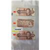 Image 1 : 3 CANANDIAN $2 BILLS 2- 1986 LAST ISSUE PLUS 1 1974 BILL