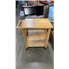 Image 1 : ROLLING KITCHEN CART