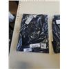 Image 2 : 2 NEW ADIDAS POLO SHIRTS BLACK SIZE MEDIUM