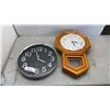 Image 1 : 2 WALL CLOCKS