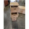 Image 2 : 5 BASKET RATTAN ORGANIZER