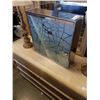 Image 1 : METAL MEDICINE CABINET WITH GLASS DOORS