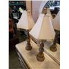 Image 1 : PAIR OF HANGING DROP TABLE LAMPS