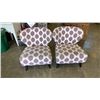 Image 1 : PAIR OF DESIGNER ACCENT CHAIRS