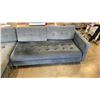 Image 2 : AS NEW MODERN GREY PILLOWBACK SECTIONAL