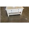 Image 2 : SQUARE WHITE COFFEE TABLE WITH DRAWER