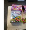Image 2 : 2 MY FIRST CASH REGISTER AND 2 CARTOON POLICE AND RACE CAR SETS - 1 OF EACH OPEN BOX/MISSING PIECES