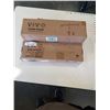 Image 1 : VIVO CRANK DUAL MONITOR DESK MOUNT AND UNDER DESK CABLE MANAGEMENT TRAY