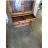 Image 14 : 6.5FT TALL LEADED GLASS DISPLAY CABINET