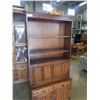 Image 2 : 2 PC STORAGE UNIT WITH DROP FRONT DESK