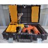 Image 1 : LOT OF 4 - DEWALT HARD CASE, STANLEY FATMAX HAMMER TACKER, PASILODE 16GA NAILER & DRILL / DRIVER