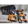 Image 1 : LOT OF 4 - BOSTITCH BRAD NAILERS & DEWALT TOOL BAG