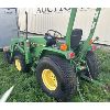 Image 2 : JD MODEL 790 TRACTOR W/ MODEL 70 LOADER - 4 WD - 695 HRS - ROPS