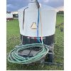 Image 2 : 2000 GAL WATER TANK ON WAGON FRAME - INCL HONDA 2 INCH WATER PUMP & HOSE