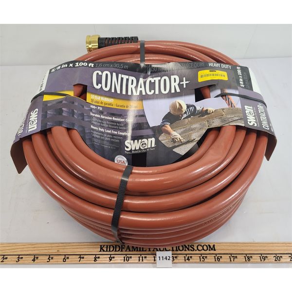 SWAN HEAVY DUTY CONTRACTORS HOSE - 400+ PSI - NEW 