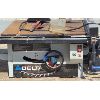 Image 2 : DELTA MODEL 36-390C TABLE SAW W/ ACCESSORIES & COVER 