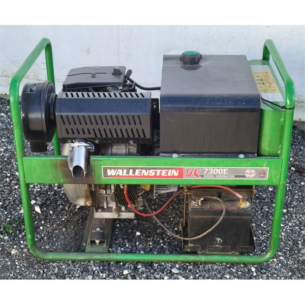 WALLENSTEIN DK 7300E DIESEL GENERATOR - NEW