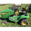 Image 1 : JD X300 RIDING MOWER W/ DECK - SEE ALL PICS