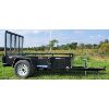 Image 1 : SURE-TRAC 8FT UTILITY TRAILER W/ RAMP - 61.5 INCHES WIDE - INCL OWNERSHIP