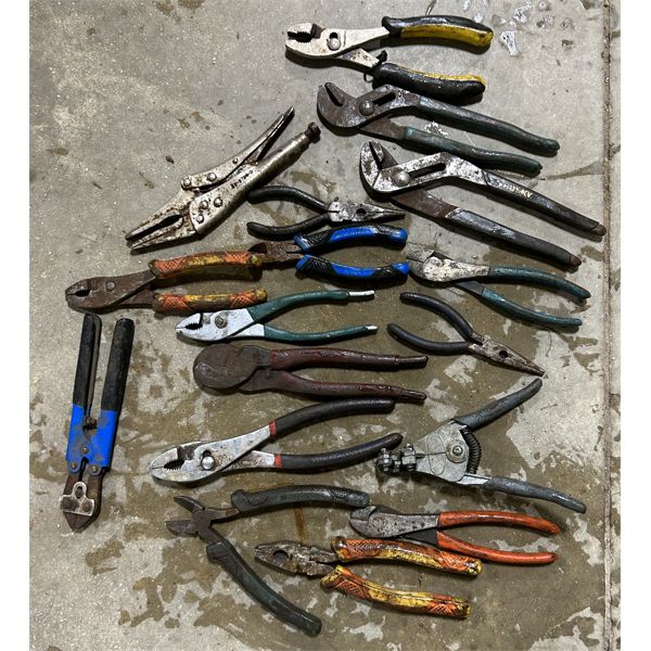 JOB LOT - MISC PLIERS