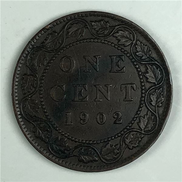 Canadian Large Cent 1902 EF+ 219