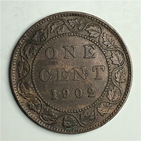 Canadian Large Cent 1902 EF