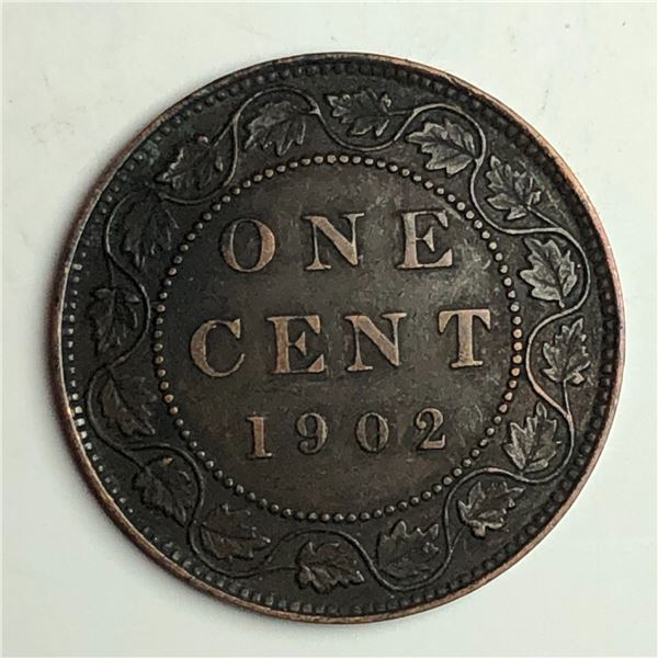 Canadian Large Cent 1902 EF