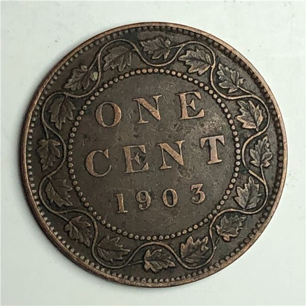 Canadian Large Cent 1903 EF