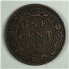 Image 1 : Canadian Large Cent 1907 H VF+ 252