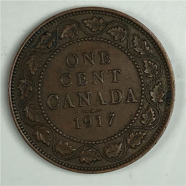 Canadian Large Cent 1917 EF++ 289