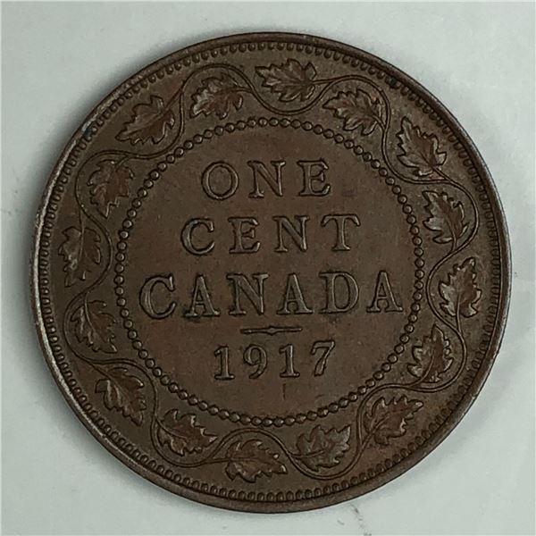 Canadian Large Cent 1917 EF++ 293