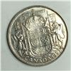 Image 1 : 1953 Queen Elizabeth 50 Cents Small Date