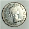 Image 2 : 1953 Queen Elizabeth 50 Cents Small Date