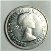 Image 2 : 1953 Queen Elizabeth 50 Cents Large Date UNC++