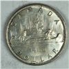 Image 1 : 1960 Queen Elizabeth II Canadian Silver Dollar
