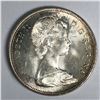 Image 2 : 1965 Queen Elizabeth II Canadian Silver Dollar UNC