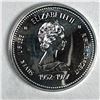 Image 2 : 1977 Queen Elizabeth II Canadian Silver Dollar UNC