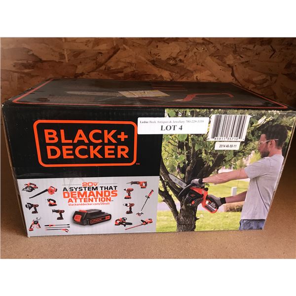 Black & Decker 20v Chain Saw