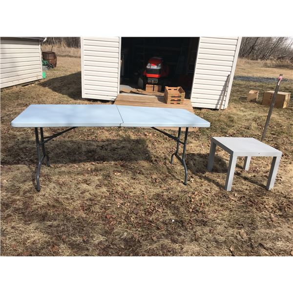 Folding Display Table & Side Table