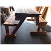 Image 8 : Canzcraft Handmade Wood Bench Picnic Table