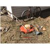 Image 1 : General Electric PM35 Lawnmower, Crowbars, Fuel Can, Ladles, Pry Bar & Various Tools