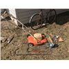 Image 2 : General Electric PM35 Lawnmower, Crowbars, Fuel Can, Ladles, Pry Bar & Various Tools